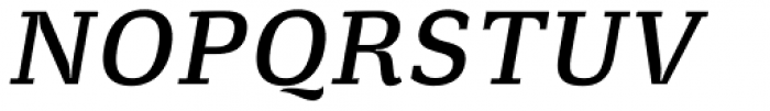 Minuscule 3 Italic Font UPPERCASE