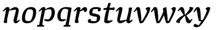 Minuscule 3 Italic Font LOWERCASE