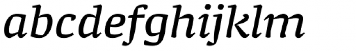 Minuscule 5 Italic Font LOWERCASE