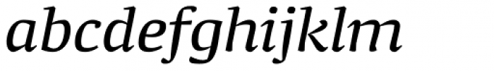 Minuscule 6 Italic Font LOWERCASE