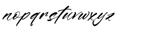 Minute Elegant Italic Font LOWERCASE