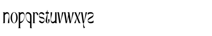 Minyanot Regular Font LOWERCASE