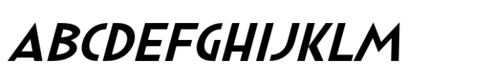 Minzeeca Semi Bold Slanted Font