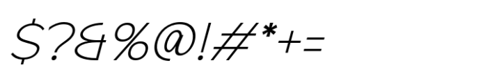 Minzeeca Thin Slanted Font OTHER CHARS