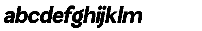 Miogra Sans Black Extra Condensed Slanted FONT