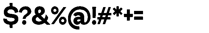 Miogra Sans Black Extra Condensed Font OTHER CHARS
