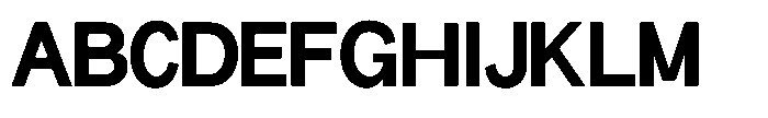 Miogra Sans Black Extra Condensed Font UPPERCASE