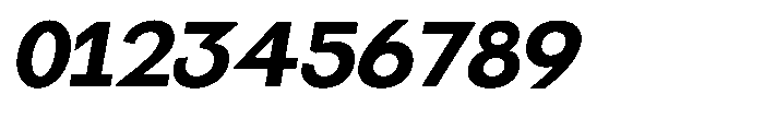 Miogra Sans Black Extra Expanded Slanted Font OTHER CHARS