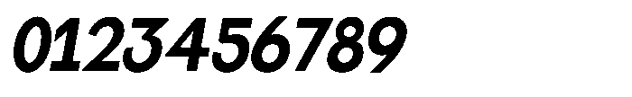 Miogra Sans Black Ultra Condensed Slanted Font OTHER CHARS