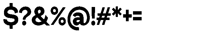 Miogra Sans Black Ultra Condensed Font OTHER CHARS