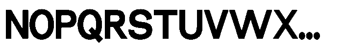 Miogra Sans Black Ultra Condensed Font UPPERCASE