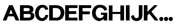 Miogra Sans Black Ultra Expanded Font UPPERCASE