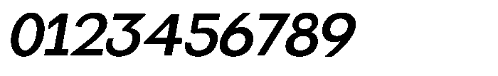 Miogra Sans Bold Extra Expanded Slanted Font OTHER CHARS