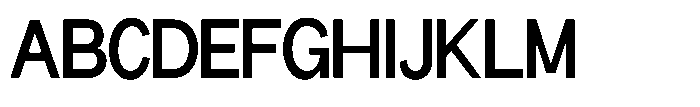 Miogra Sans Bold Ultra Condensed Font UPPERCASE