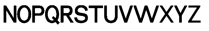 Miogra Sans Bold Ultra Condensed Font UPPERCASE
