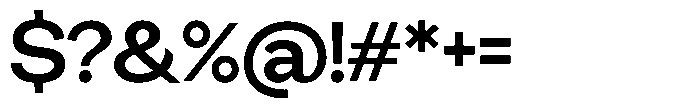 Miogra Sans Bold Ultra Expanded Font OTHER CHARS