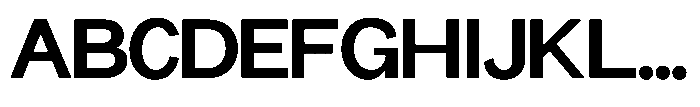 Miogra Sans Extra Bold Expanded Font UPPERCASE