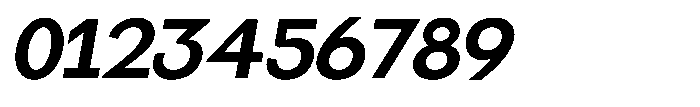 Miogra Sans Extra Bold Slanted Font OTHER CHARS