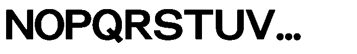 Miogra Sans Extra Bold Ultra Expanded Font UPPERCASE