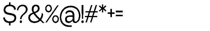 Miogra Sans Extra Condensed Font OTHER CHARS