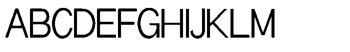 Miogra Sans Extra Condensed Font UPPERCASE
