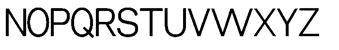 Miogra Sans Extra Condensed Font UPPERCASE