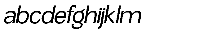 Miogra Sans Extra Expanded Slanted FONT