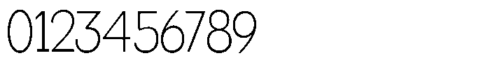 Miogra Sans Extra Light Extra Condensed Font OTHER CHARS