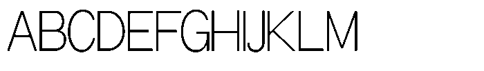 Miogra Sans Extra Light Extra Condensed Font UPPERCASE