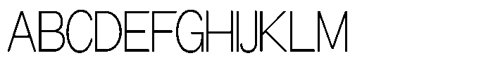Miogra Sans Extra Light Ultra Condensed Font UPPERCASE