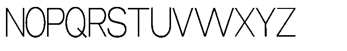 Miogra Sans Extra Light Ultra Condensed Font UPPERCASE