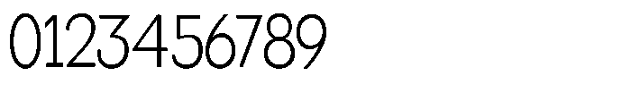 Miogra Sans Light Ultra Condensed Font OTHER CHARS