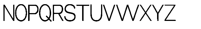 Miogra Sans Light Ultra Condensed Font UPPERCASE