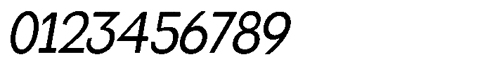 Miogra Sans Medium Extra Condensed Slanted Font OTHER CHARS