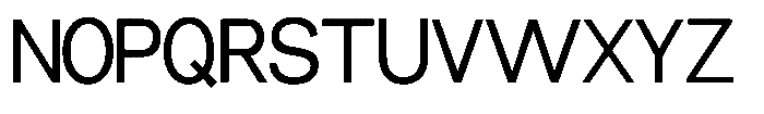 Miogra Sans Medium Extra Condensed Font UPPERCASE