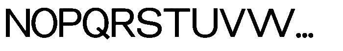 Miogra Sans Medium Extra Expanded Font UPPERCASE