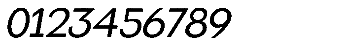 Miogra Sans Medium Semi Expanded Slanted Font OTHER CHARS