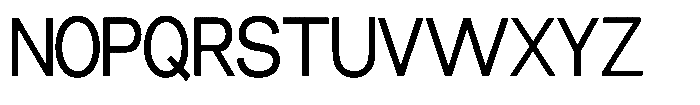 Miogra Sans Medium Ultra Condensed Font UPPERCASE