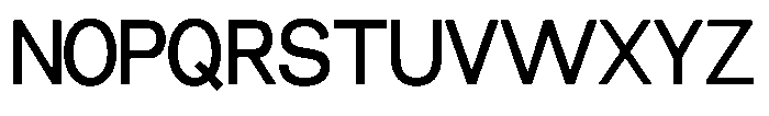 Miogra Sans Semi Bold Extra Condensed Font UPPERCASE