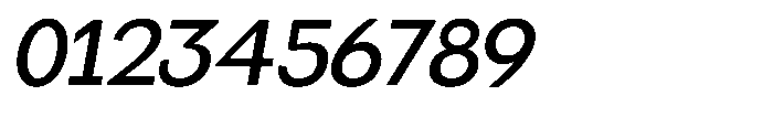 Miogra Sans Semi Bold Slanted Font OTHER CHARS