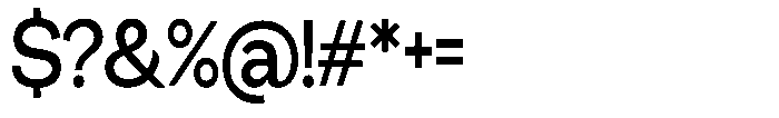 Miogra Sans Semi Bold Ultra Condensed Font OTHER CHARS