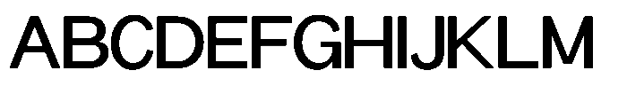 Miogra Sans Semi Bold Ultra Expanded Font UPPERCASE