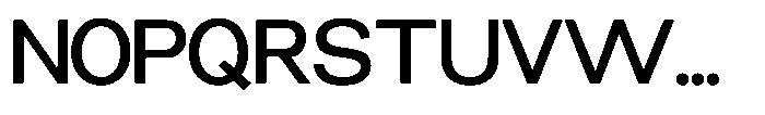 Miogra Sans Semi Bold Ultra Expanded Font UPPERCASE