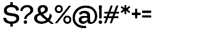 Miogra Sans Semi Bold Font OTHER CHARS
