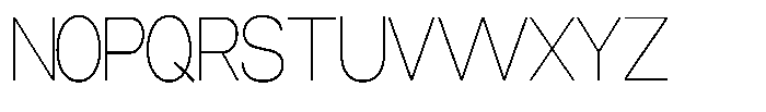 Miogra Sans Thin Extra Condensed Font UPPERCASE