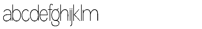 Miogra Sans Thin Extra Condensed FONT
