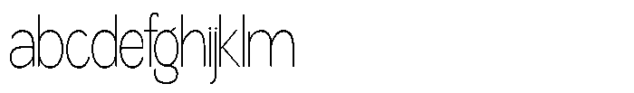 Miogra Sans Thin Ultra Condensed FONT