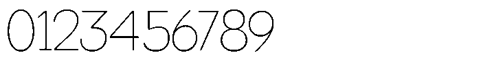 Miogra Sans Thin Ultra Expanded Font OTHER CHARS