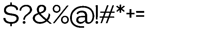 Miogra Sans Ultra Expanded Font OTHER CHARS