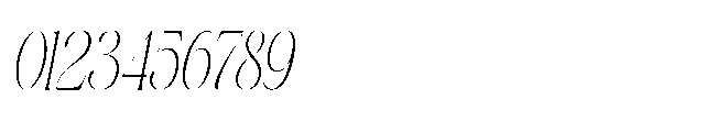 Miojhe Italic Font OTHER CHARS